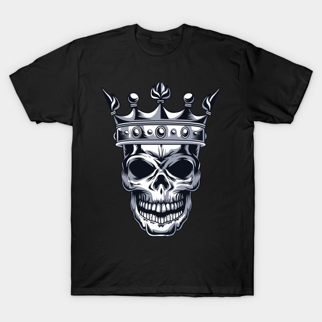 Skull King T-Shirt by CasualTeesOfFashion